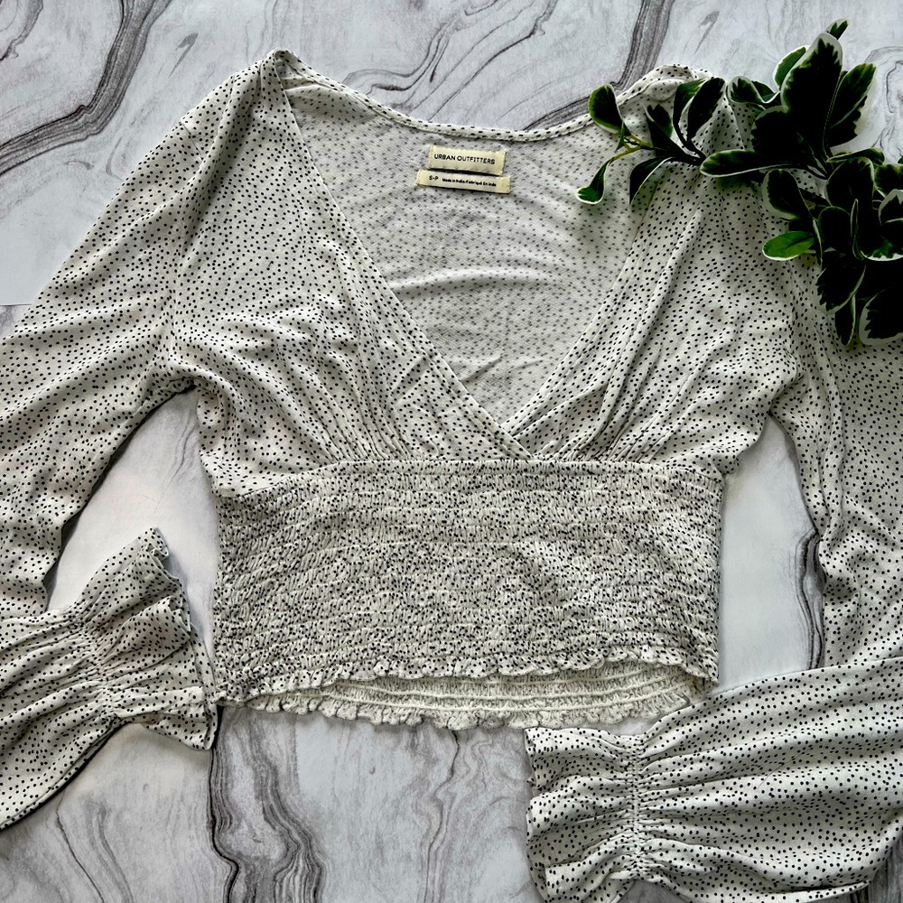 UO Polka Dot Long Sleeve